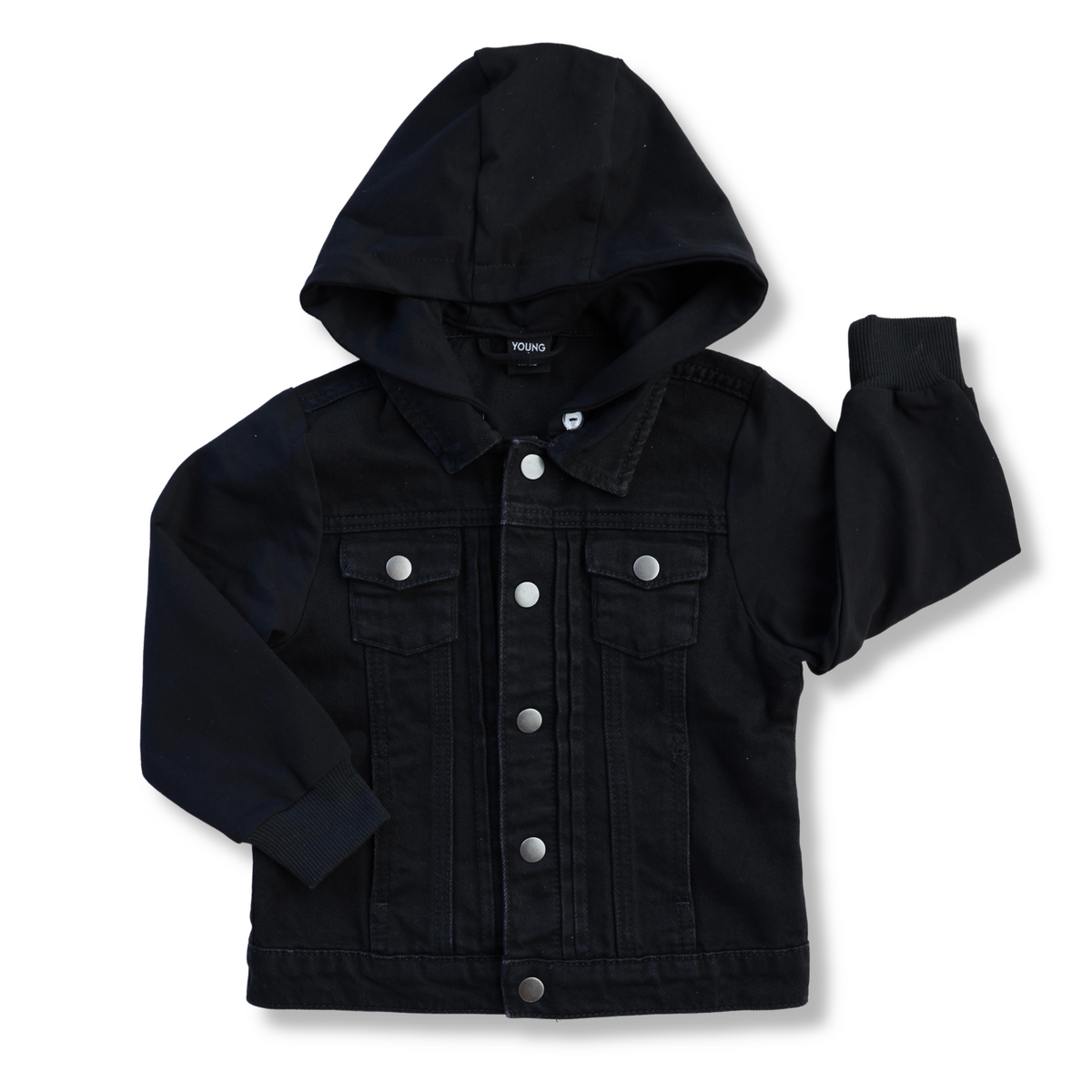 【✨新品✨】KIDILL◎LAYERD DENIM JACKET 黒 KIDILL - レイヤード デニム ジャケット - LAYERD DENIM JACKET