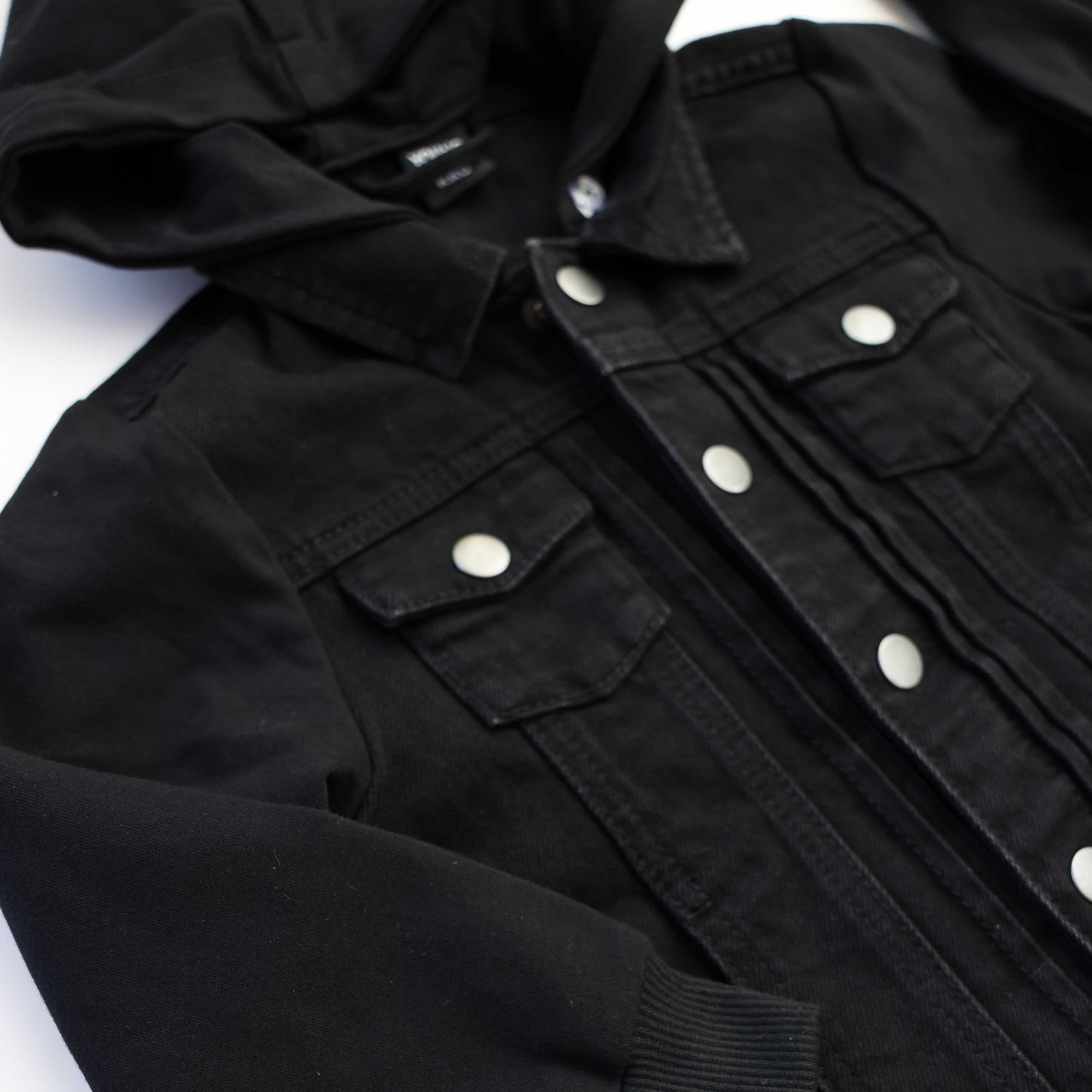 Black Hooded Jacket (Size Up 1-2 sizes)