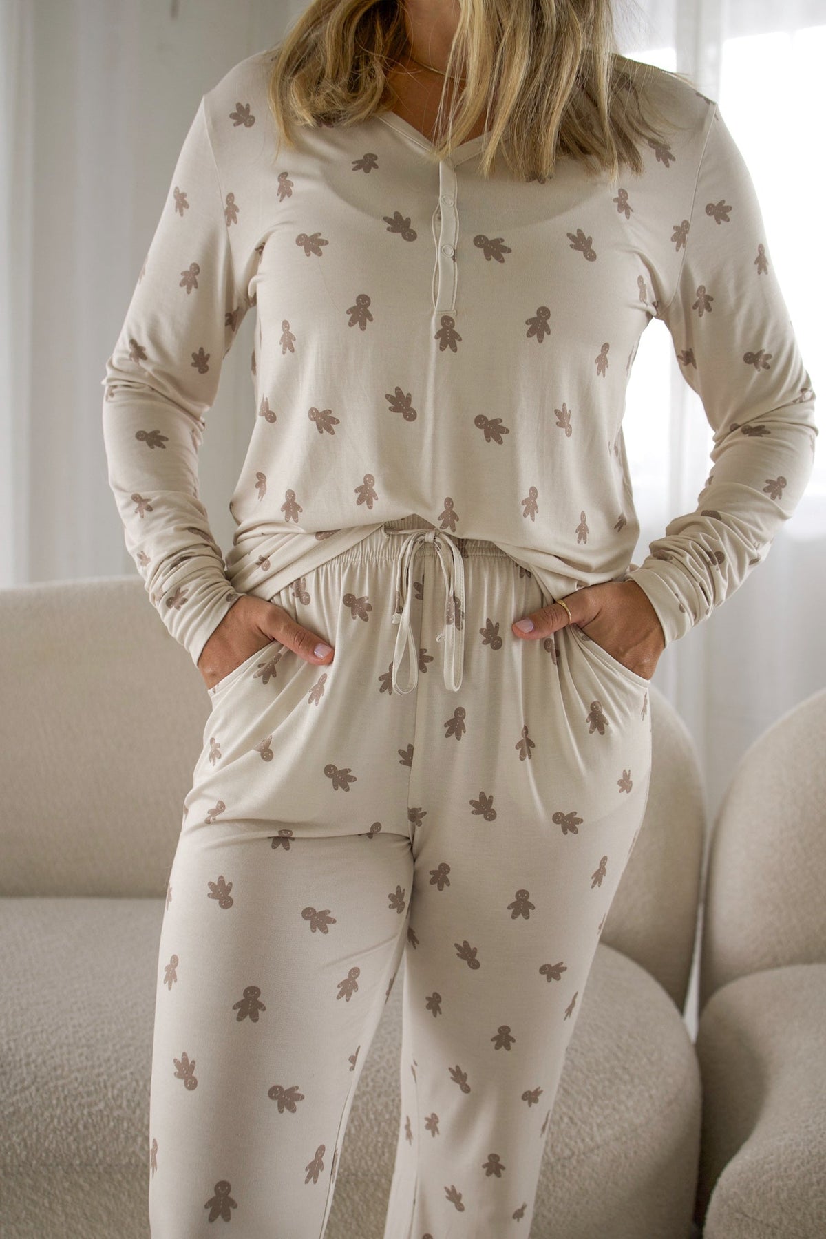 Women's Long Sleeve Bamboo Pajama | Gingersnap