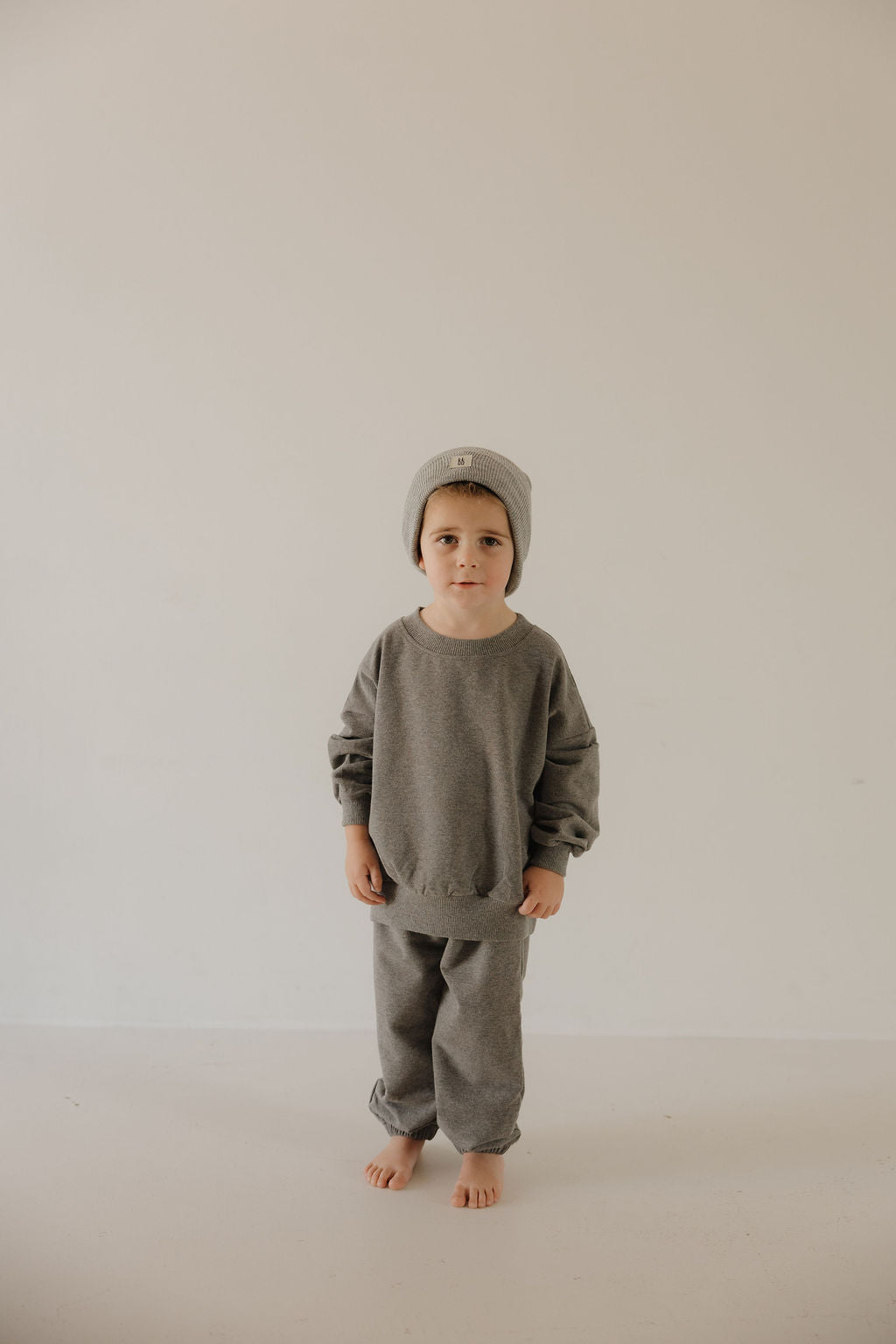Child Sweat Set | Charcoal
