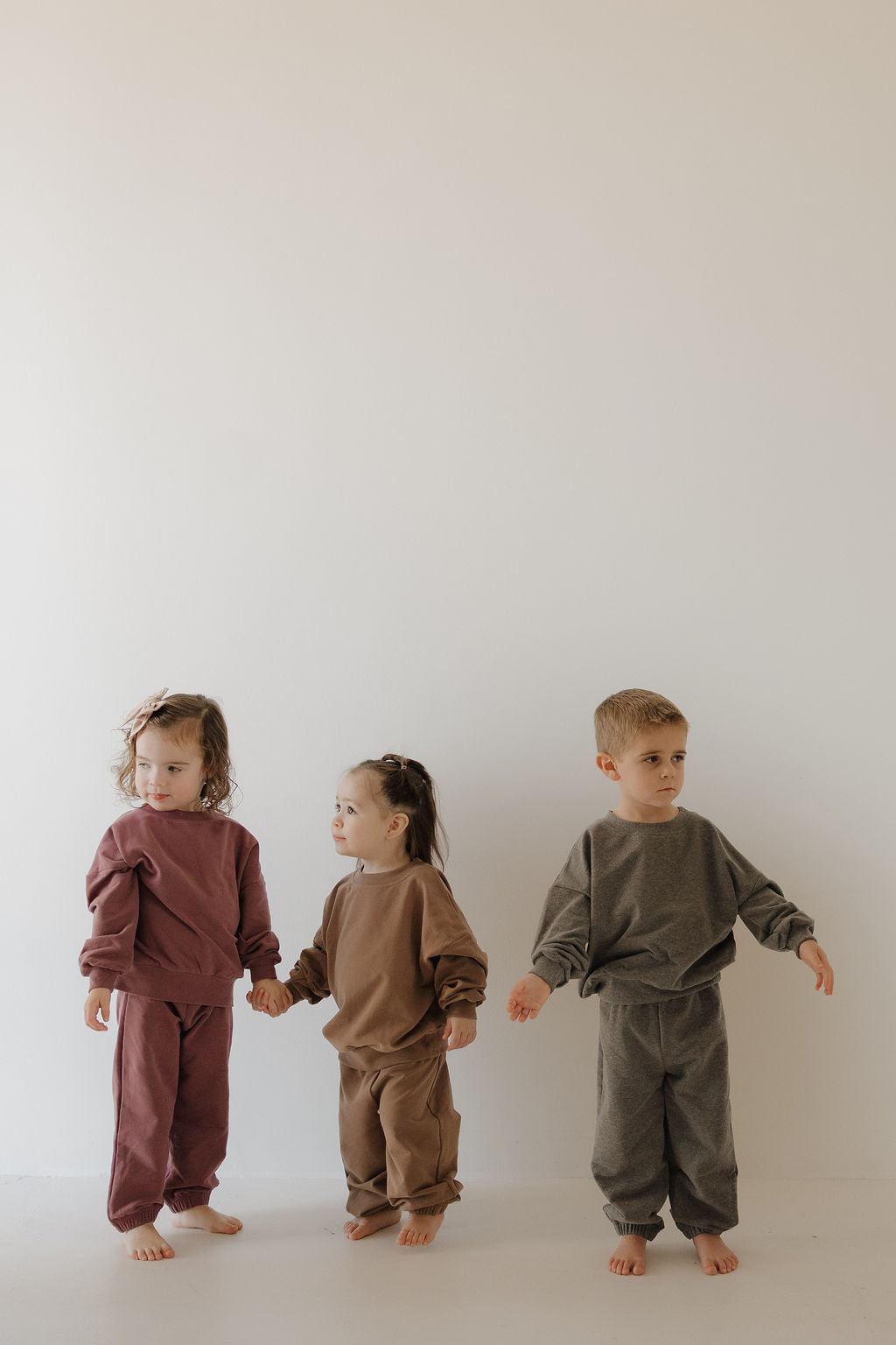 Child Sweat Set | Charcoal