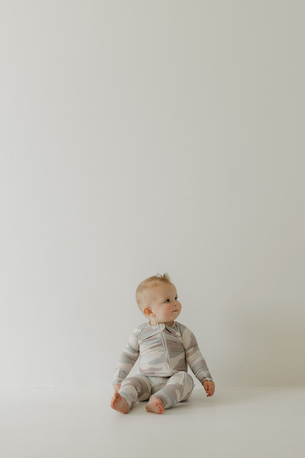 Bamboo Zip Pajamas | Camo