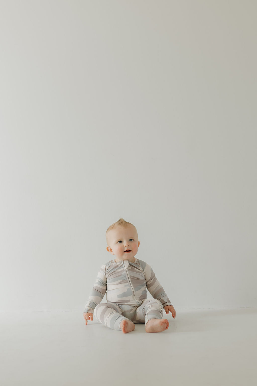 Bamboo Zip Pajamas | Camo