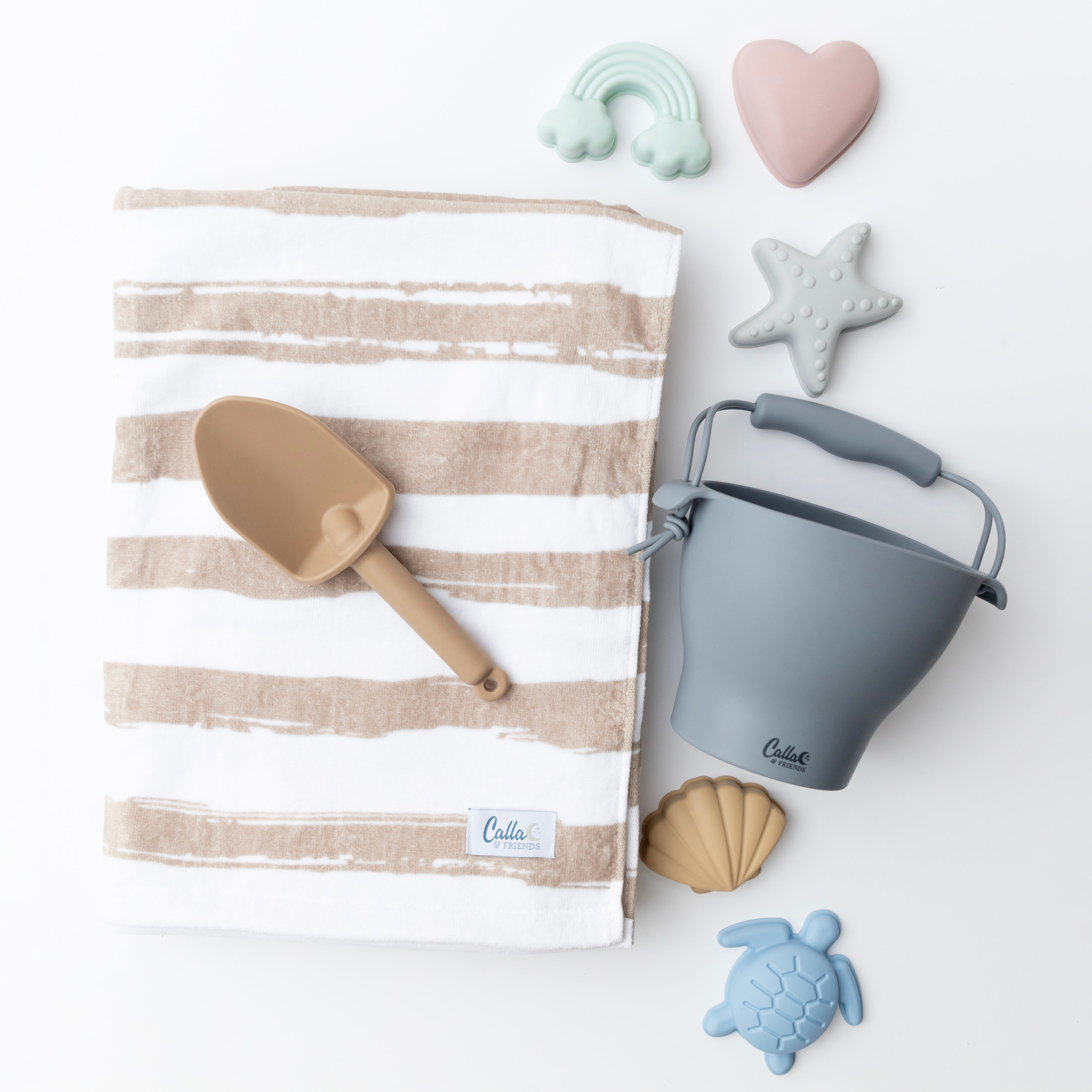 Hudson Silicone Beach Toy Set - Spring Remix