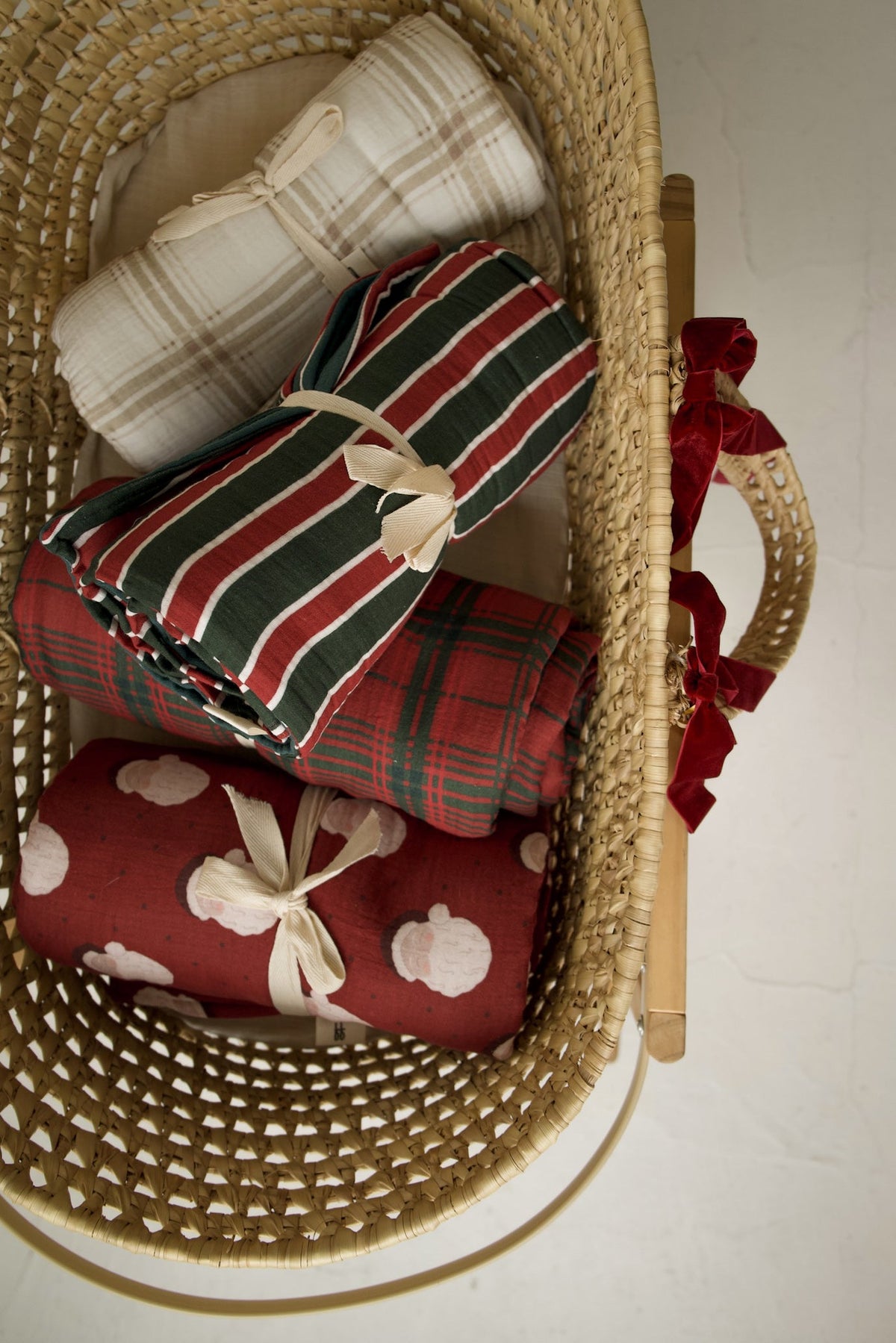 Muslin Quilt | Holiday Stripe