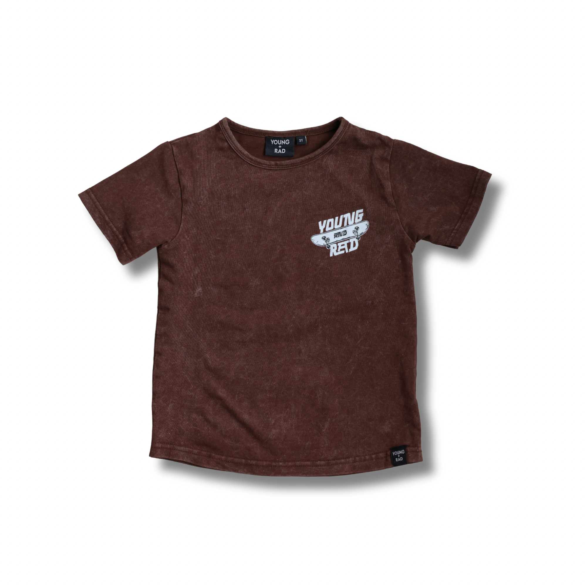 SK8 TEE // DARK BROWN