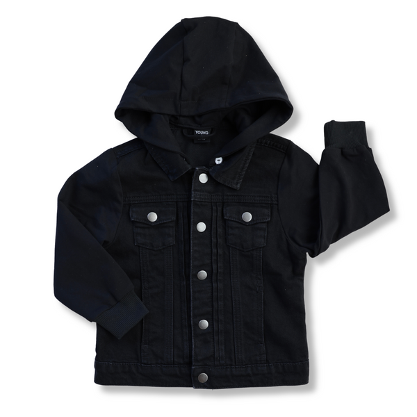 【✨新品✨】KIDILL◎LAYERD DENIM JACKET 黒 KIDILL - レイヤード デニム ジャケット - LAYERD DENIM JACKET