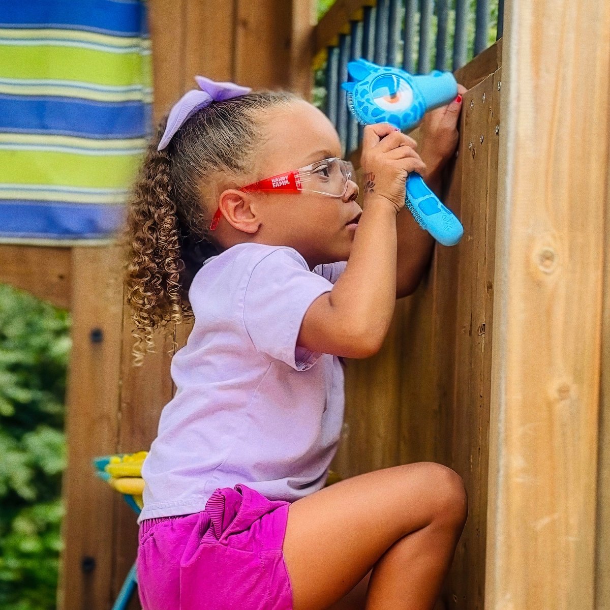 Kids Blue Giraffe Hammer | BamBam