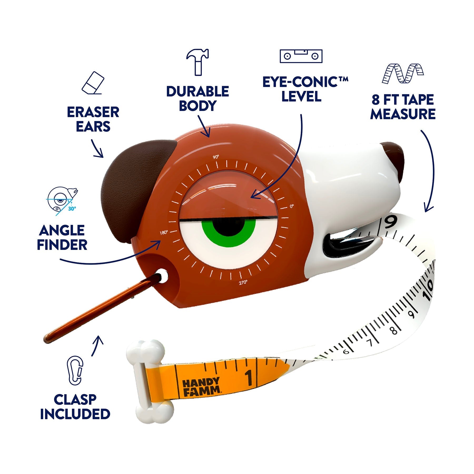 Kids 4-in-1 Tape Measure | Fido