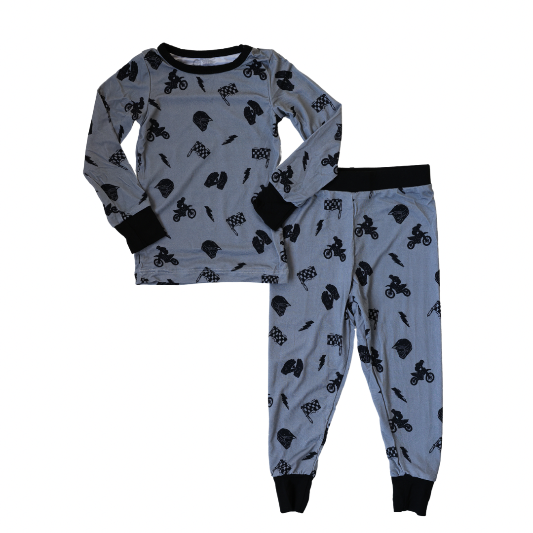 Two Wheels 2-Piece Jammies