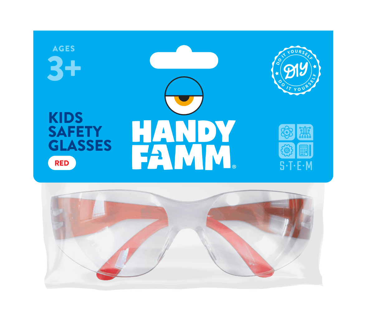 Kids Red Safety Glasses | Lola