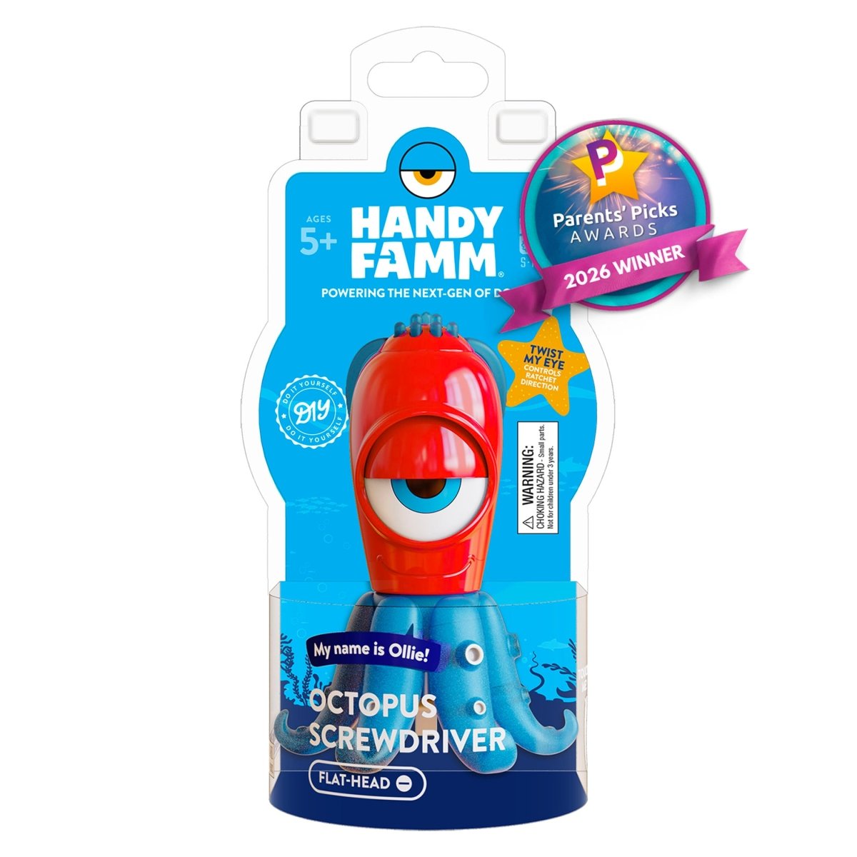 Kids Octopus Flathead Screwdriver | Ollie