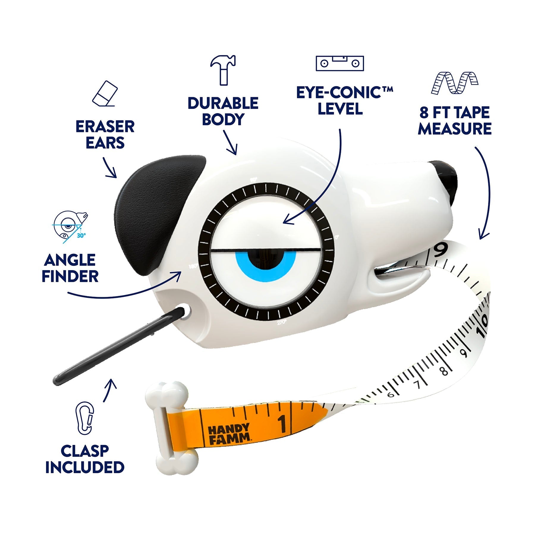 Kids 4-in-1 Tape Measure | Spot