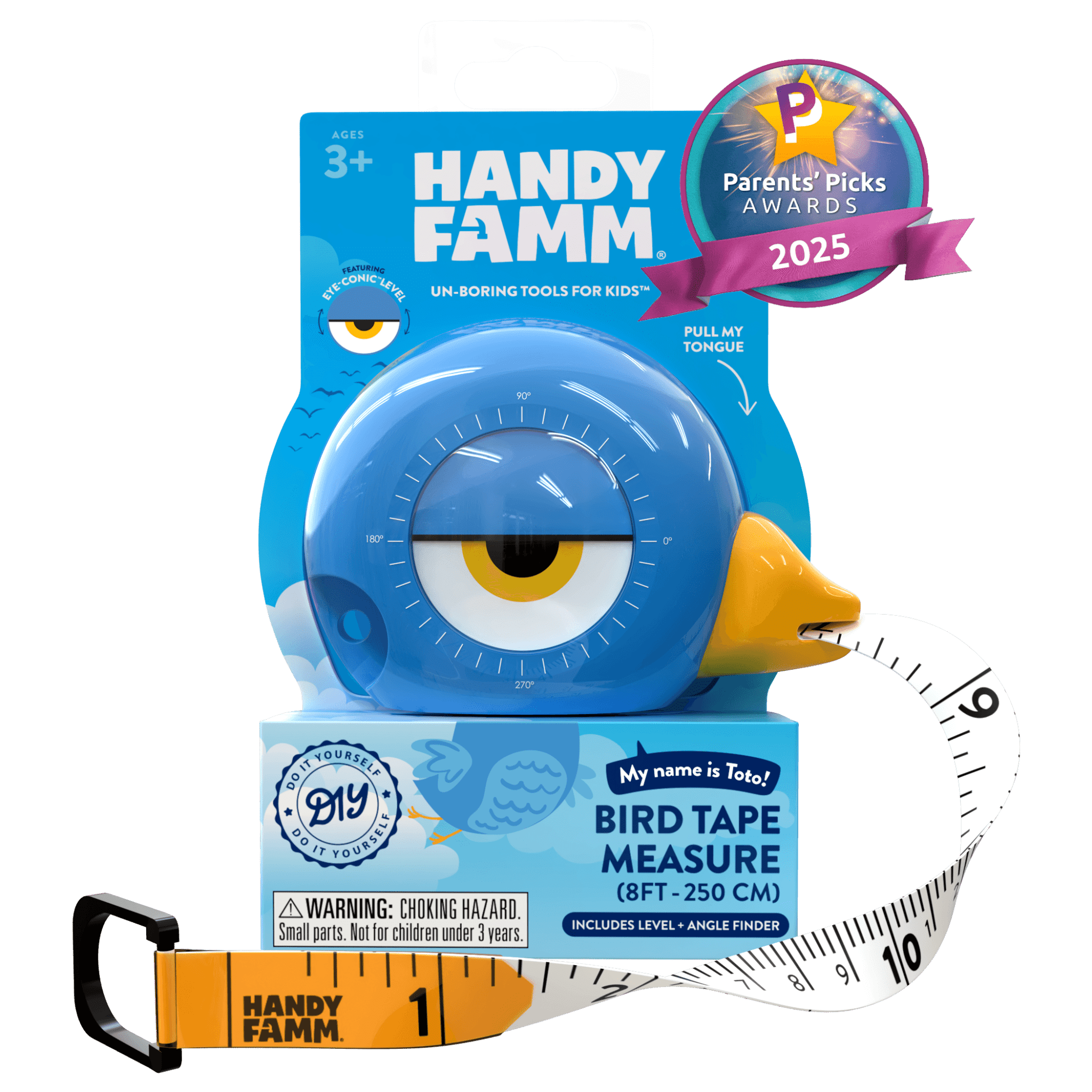 Kids 3-in-1 Tape Measure | Toto